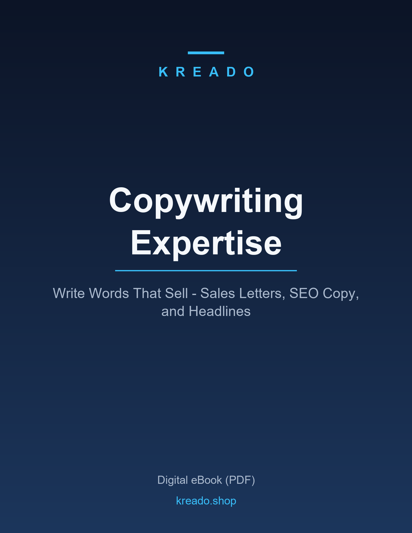 Copywriting Expertise - Kreado eBook cover