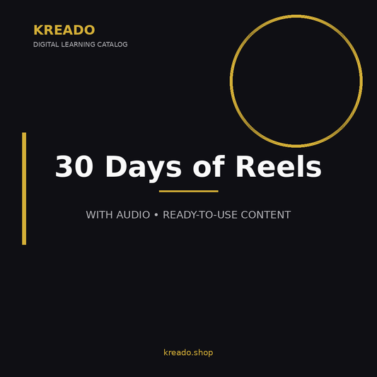 Kreado digital product cover