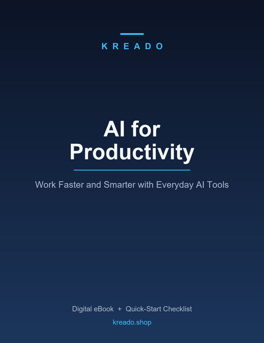 AI for Productivity - Kreado eBook cover