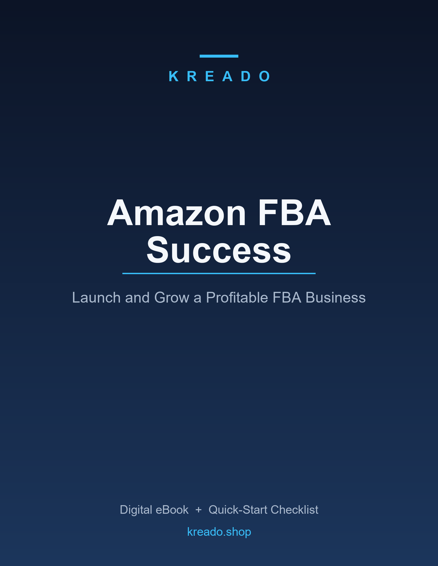 Amazon FBA Success - Kreado eBook cover