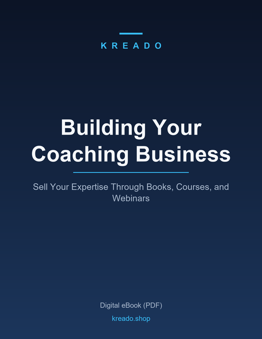 Building Your Coaching Business - Kreado eBook cover