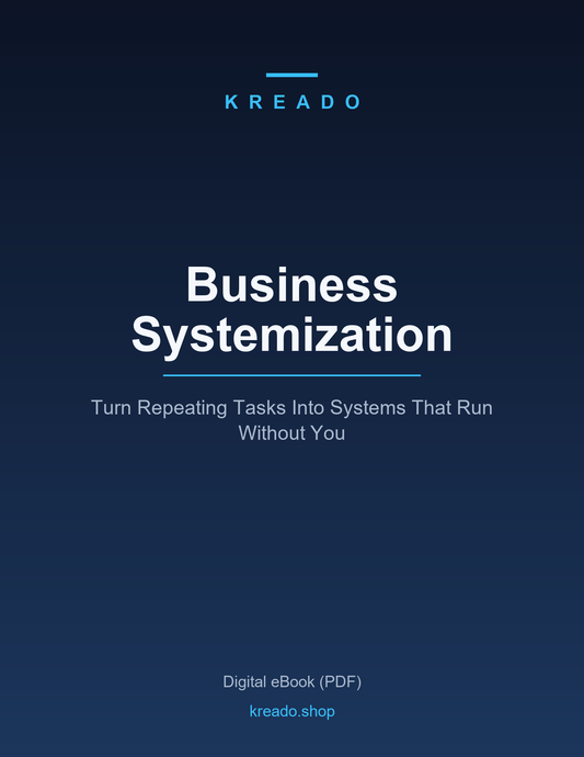 Business Systemization - Kreado eBook cover