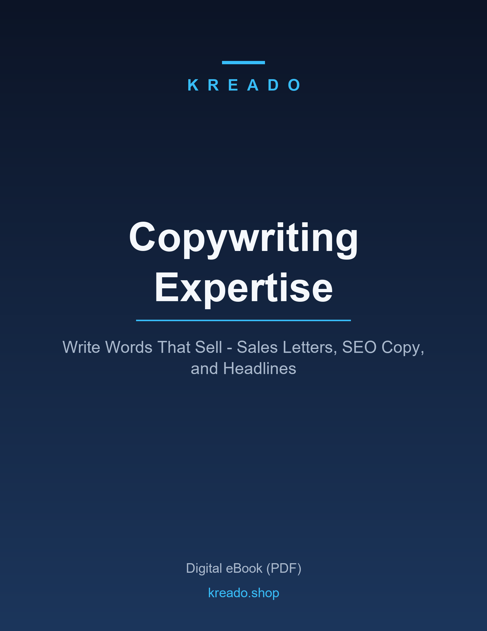 Copywriting Expertise - Kreado eBook cover