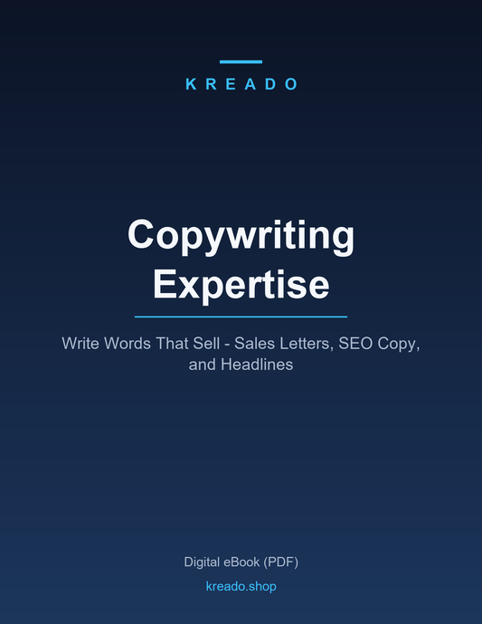 Copywriting Expertise - Kreado eBook cover
