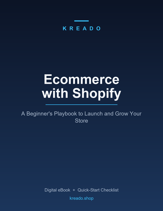 Ecommerce with Shopify - Kreado eBook cover
