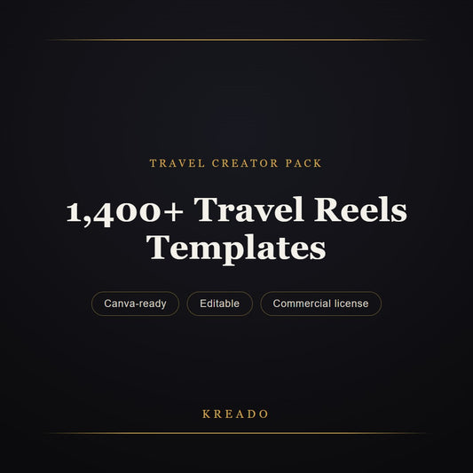 1,400+ Travel Reels Templates — Kreado
