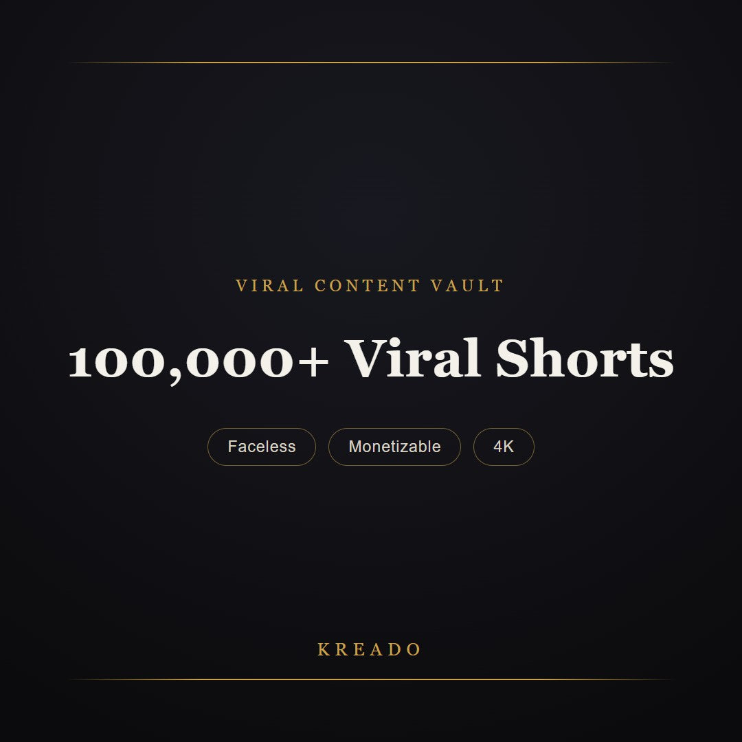 100,000+ Viral Shorts Video Pack — Kreado