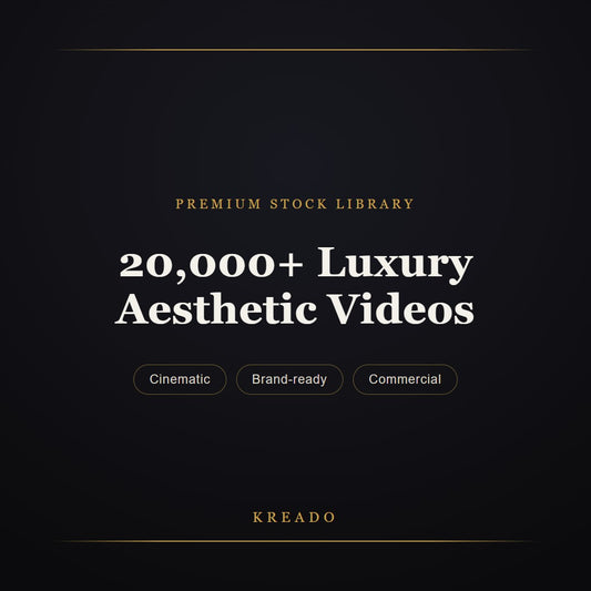 20,000+ Luxury Aesthetic Videos — Kreado