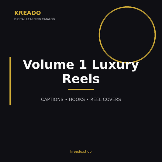 Kreado digital product cover