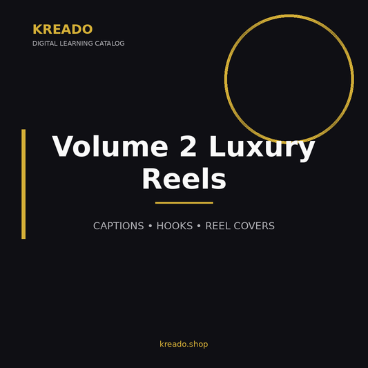Kreado digital product cover